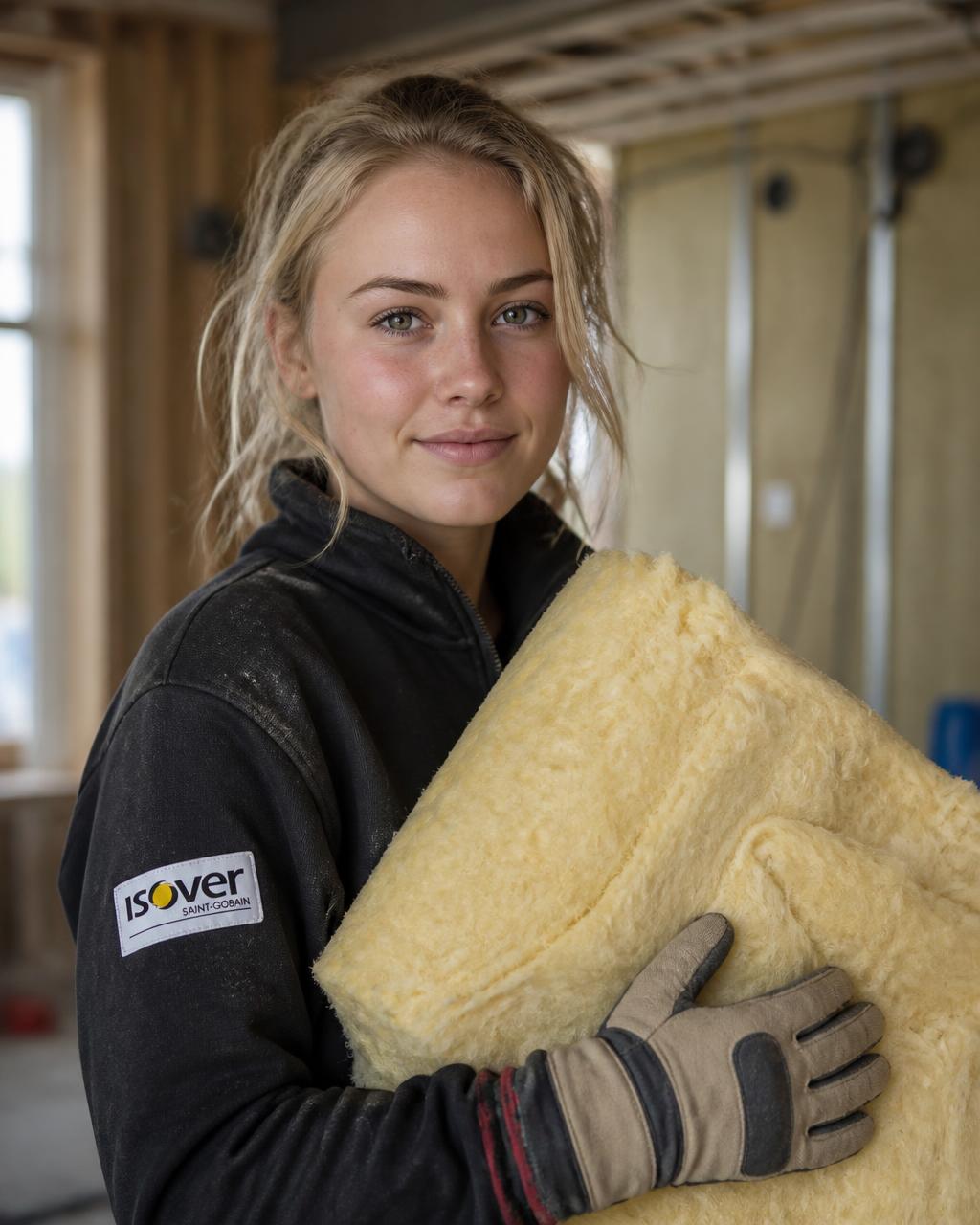 Elin Norberg, Isoleringsmontör, tidigare lärling på Riikosol